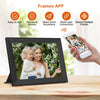 FRAMEO Digital Picture Frame WiFi 10.1 inch Digital Photo Frame Auto-Rotate & Slideshow Electronic Picture Frame HD IPS Touch Screen,Great, Easy to Set up and use Share Photos/Videos Best Gift