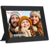 FRAMEO Digital Picture Frame WiFi 10.1 inch Digital Photo Frame Auto-Rotate & Slideshow Electronic Picture Frame HD IPS Touch Screen,Great, Easy to Set up and use Share Photos/Videos Best Gift