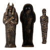 Pacific Giftware Ancient Egyptian Artifact Collectible God of Underworld Anubis Sarcophagus Coffin w/Mummy Insert Figurine 5.5 Inch L