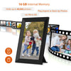 FRAMEO Digital Picture Frame WiFi 10.1 inch Digital Photo Frame Auto-Rotate & Slideshow Electronic Picture Frame HD IPS Touch Screen,Great, Easy to Set up and use Share Photos/Videos Best Gift