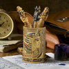 Design Toscano QL1244 Egyptian Pharaoh Pen Vessel,full color